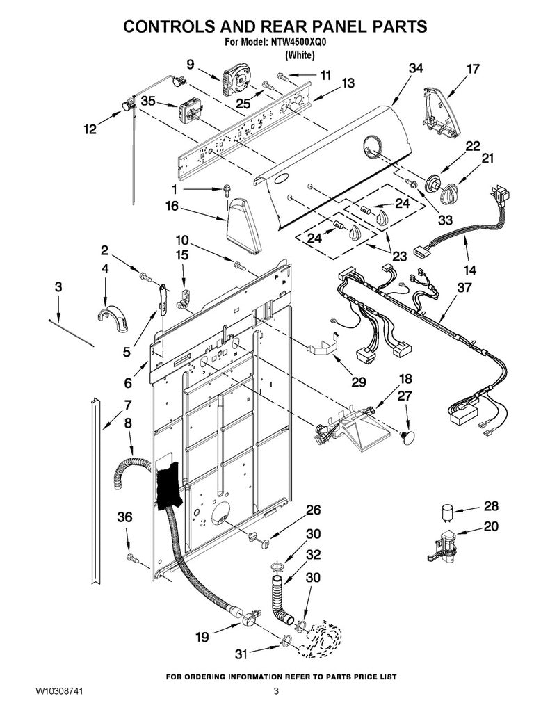 Whirlpool Washer Temperature Switch - WPW10112532, Replaces: W10112532