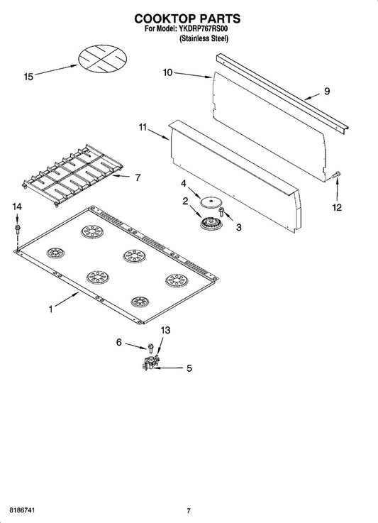 Whirlpool Range, Oven & Cooktop Surface Burner Orifice Holder - WPW10155786, Replaces: 4456622