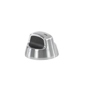 Whirlpool Range /Oven Burner Control Knob (Stainless Steel) - WPW10160371, Replaces: W10160371