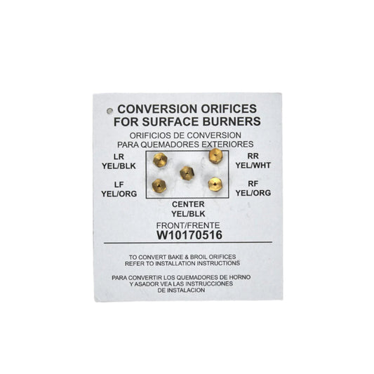 Whirlpool Range LP Surface Burner Conversion Kit OEM - WPW10170516