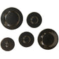 Whirlpool Range, Oven & Cooktop Surface Burner Cap Kit - Black - WPW10183374, Replaces: W10183374