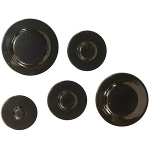 Whirlpool Range /Oven Surface Burner Cap Kit - Black - WPW10183374, Replaces: W10183374