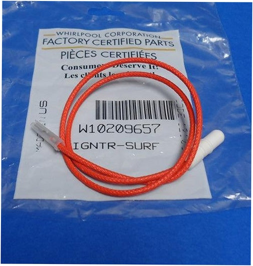 Whirlpool Range, Oven & Cooktop Surface Burner Ignitor - WPW10209657, Replaces: 98012191