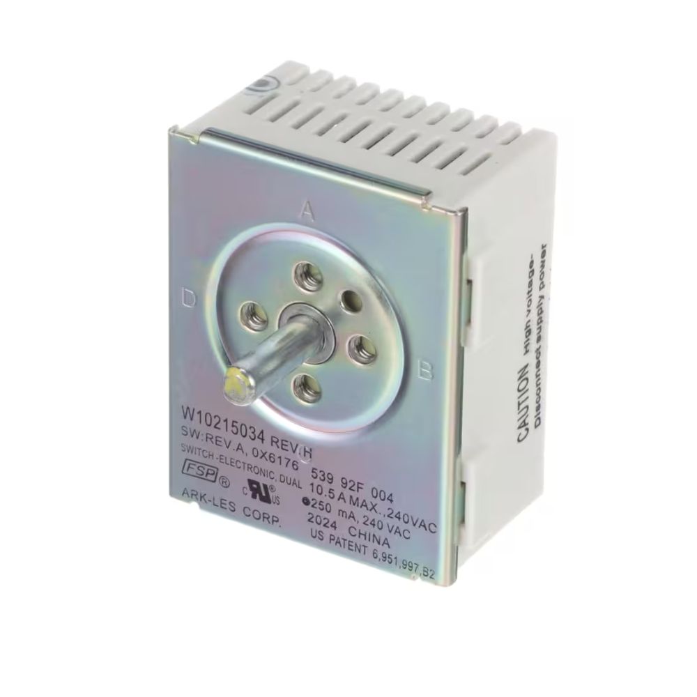 Whirlpool Range Surface Element Switch - WPW10215034