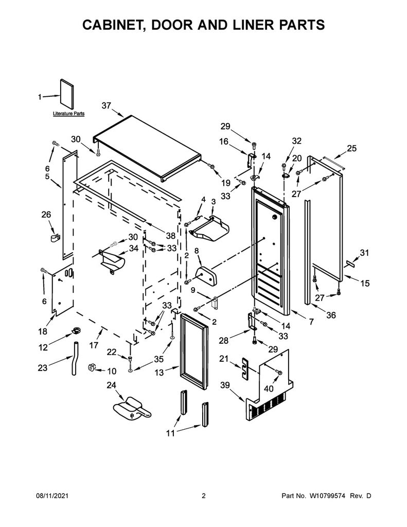 Whirlpool Range, Oven & Cooktop Nameplate - WPW10243391, Replaces: W10243391