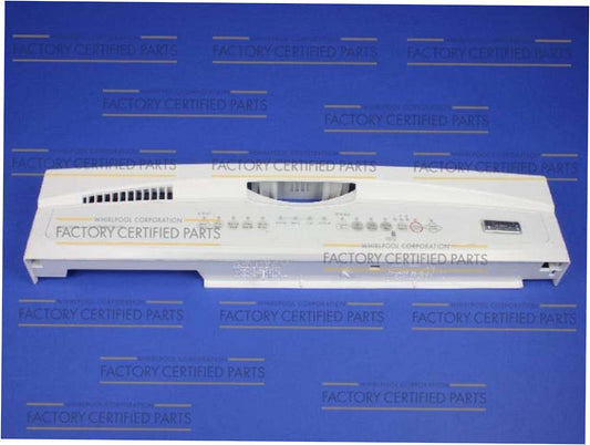Whirlpool Dishwasher Control Panel (White) - WPW10253580, Replaces: W10253567