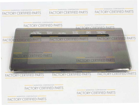 Whirlpool Refrigerator & Freezer Escutcheon - WPW10254285, Replaces: W10254285