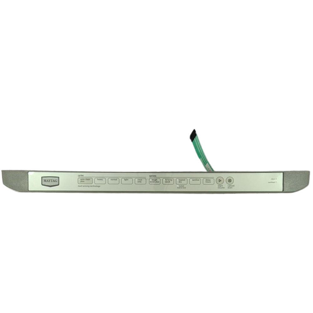 Whirlpool Dishwasher Control Panel - WPW10254842