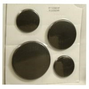 Whirlpool Range /Oven Surface Burner Cap Kit (Black) - WPW10299236, Replaces: W10299236