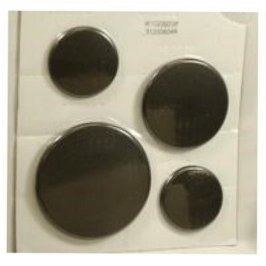 Whirlpool Range, Oven & Cooktop Surface Burner Cap Kit (Black) - WPW10299236, Replaces: W10299236
