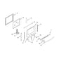 Whirlpool Range, Oven & Cooktop Inner Door Glass - WPW10300487, Replaces: W10300487
