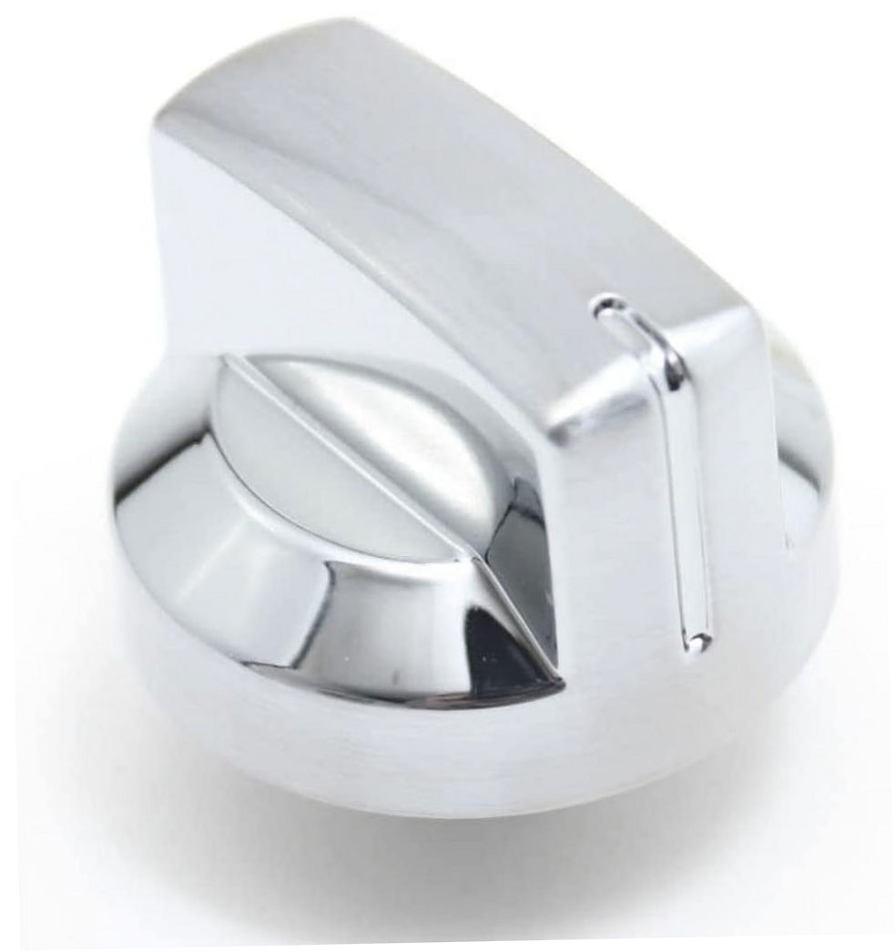 Whirlpool Range, Oven & Cooktop Fan Control Knob (Chrome) - WPW10303835, Replaces: W10303835