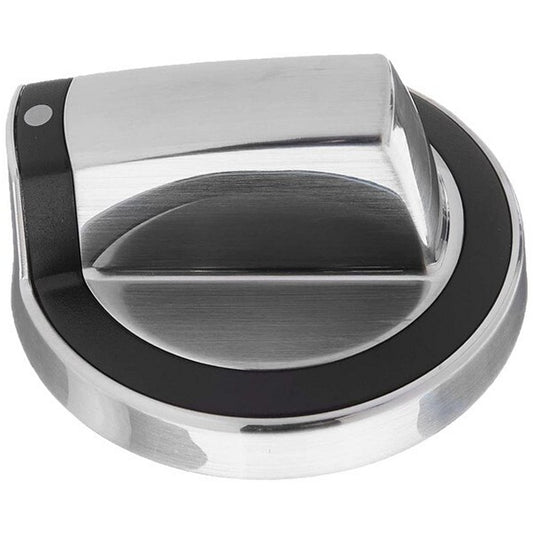 Whirlpool Range, Oven & Cooktop Control Knob (Stainless) - WPW10316664, Replaces: W10316664