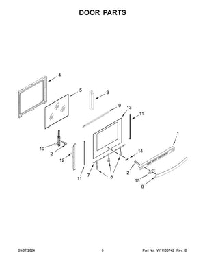 Whirlpool Range /Oven Screw - WPW10317886, Replaces: W10317886