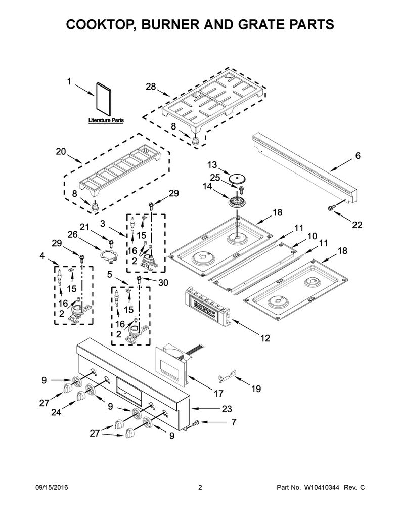 Whirlpool Range, Oven & Cooktop Surface Burner Orifice Holder - WPW10320937, Replaces: W10250405