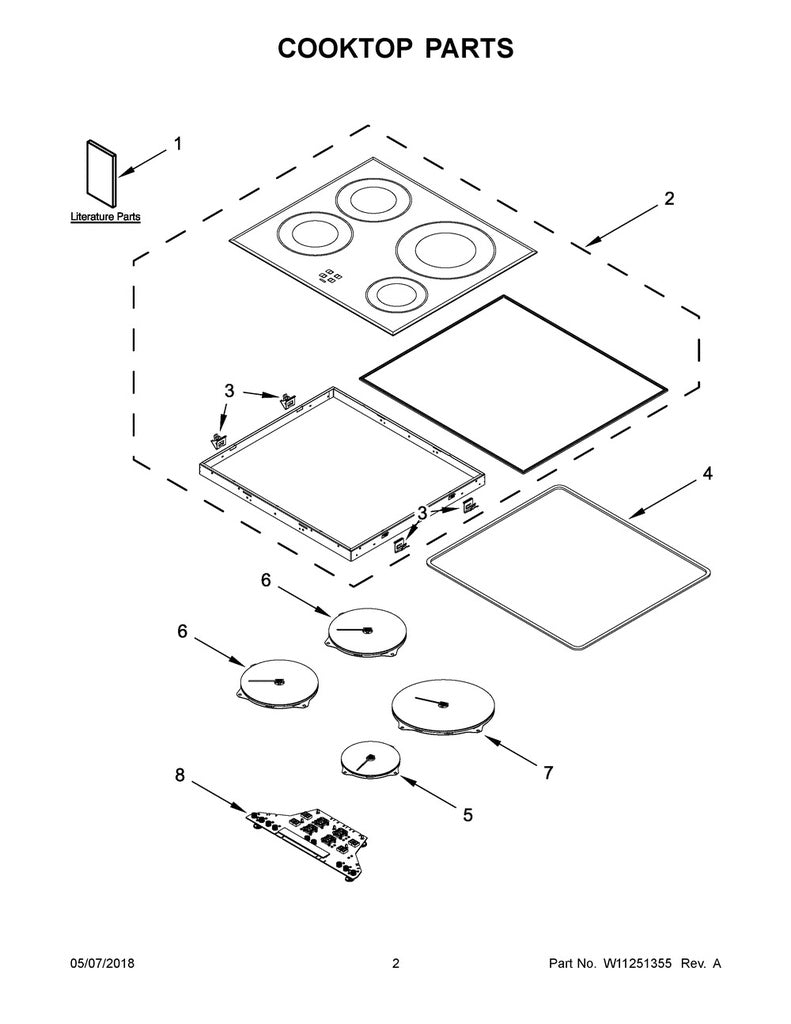 Whirlpool Range, Oven & Cooktop Range Hotplate Surface Element - WPW10328391