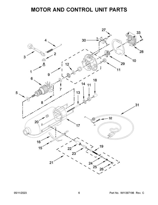 Whirlpool Washer Speed Governor - WPW10330804, Replaces: 17830