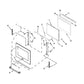 Whirlpool Microwave Middle Door Glass - WPW10347598, Replaces: W10347598