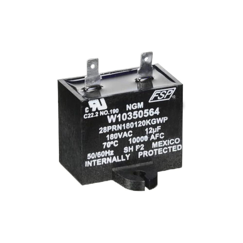 Whirlpool Refrigerator Run Capacitor - WPW10350564 Replaces: W10350564