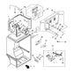 Whirlpool Refrigerator & Freezer Thermistor - WPW10383615, Replaces: W10383615