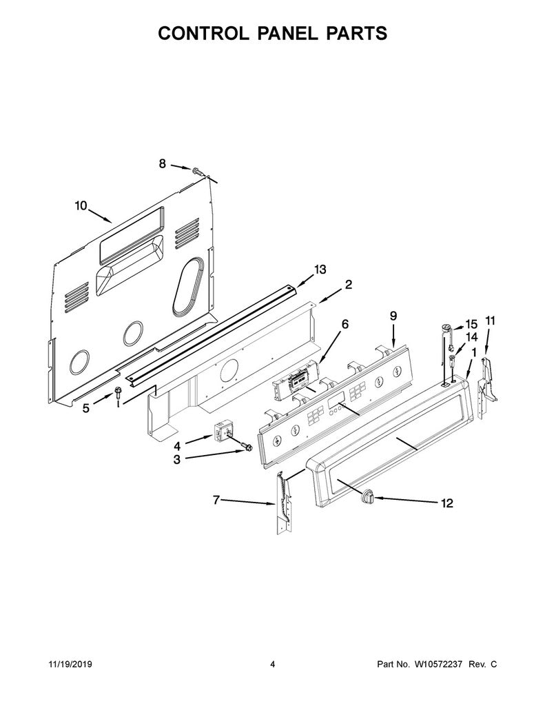 Whirlpool Range, Oven & Cooktop Infinite Switch - WPW10391743, Replaces: W10391743