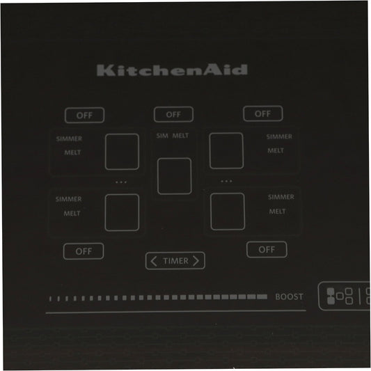 Whirlpool Range, Oven & Cooktop Glass Cooktop (Black) - WPW10396829, Replaces: W10396829