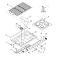 Whirlpool Range, Oven & Cooktop Surface Burner Base (12K) - WPW10406797, Replaces: 8286182