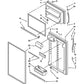 Whirlpool Refrigerator & Freezer Door Shelf Trim - WPW10421486, Replaces: 2171198