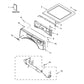 Whirlpool Dryer Top Panel (Chrome Shadow) - WPW10460919, Replaces: W10460919