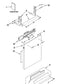 Whirlpool Dishwasher Access Panel Retainer (Black) - WPW10503548, Replaces: W10331789