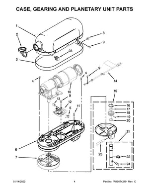Ensemble moteur pour petit robot pâtissier Whirlpool - WPW10517938