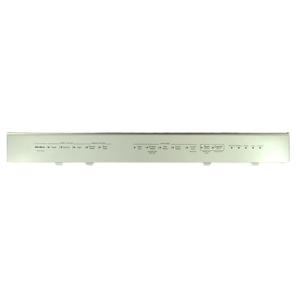 Whirlpool Dishwasher Control Panel - WPW10537336
