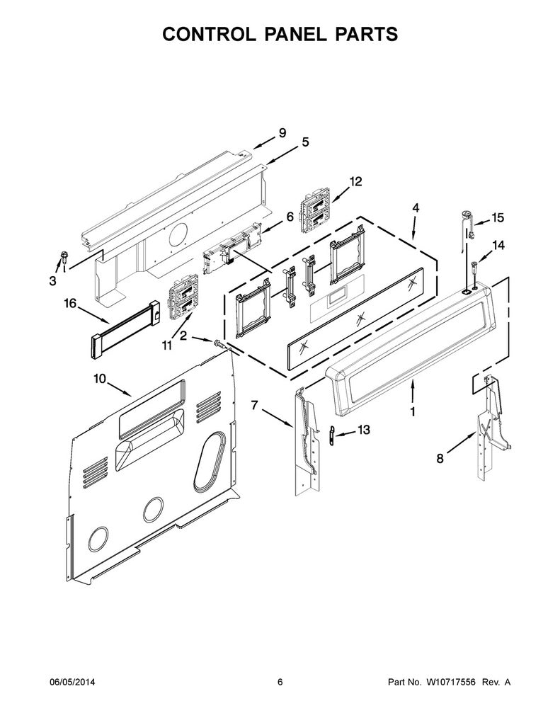 Whirlpool Range, Oven & Cooktop Range Electronic Control Board - WPW10553763