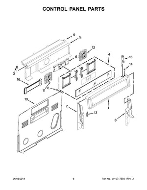 Whirlpool Range /Oven Range Electronic Control Board - WPW10553763