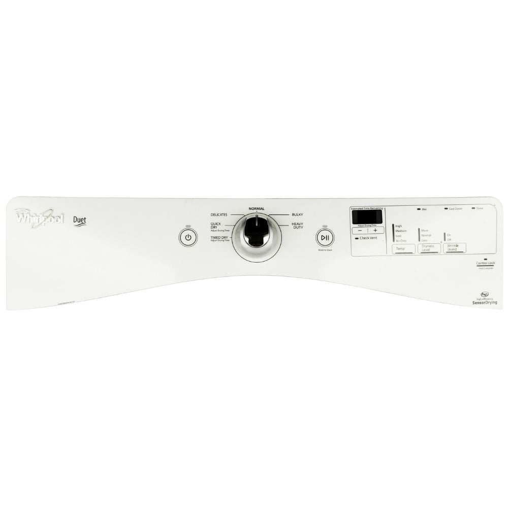 Whirlpool Dryer Control Panel - WPW10553790