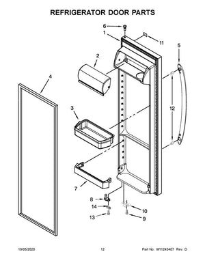 Whirlpool Dryer Nameplate - WPW10612926, Replaces: W10612926