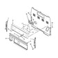 Whirlpool Range, Oven & Cooktop Control Board - WPW10734612, Replaces: W10348622