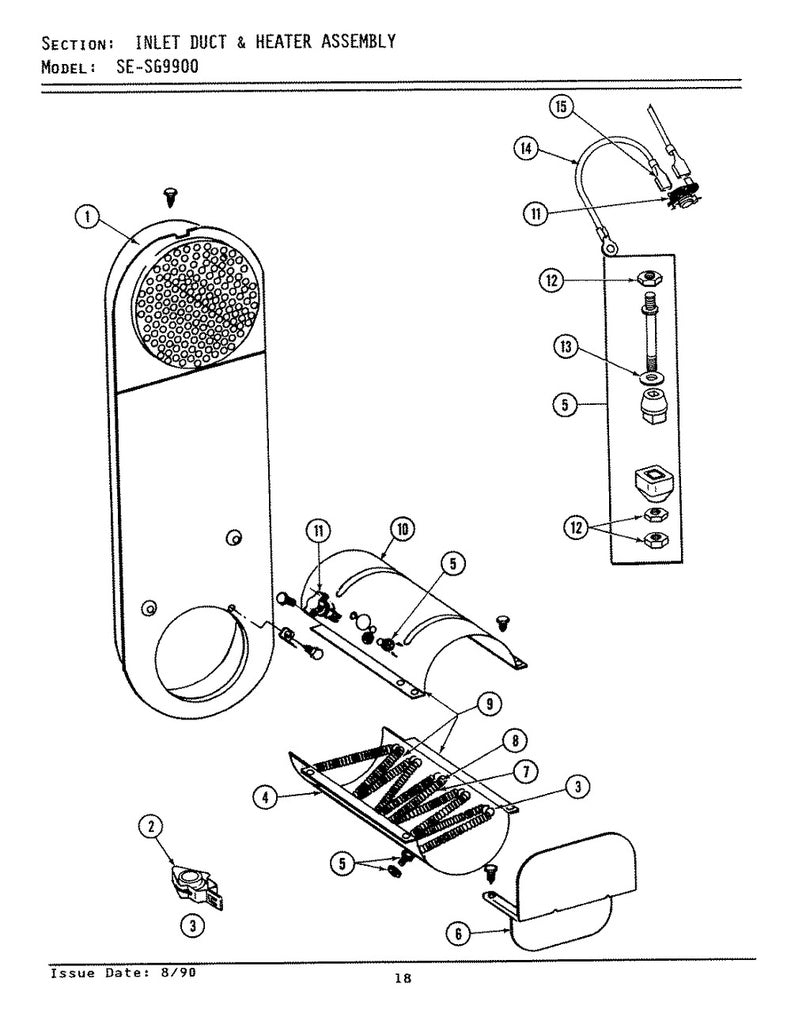 Whirlpool Dryer Wire Harness - WPY304693, Replaces: Y303708