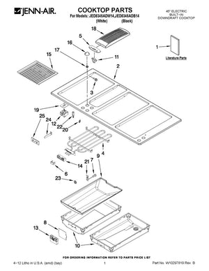 Whirlpool Range /Oven Receptacle - WPY702434, Replaces: 580193