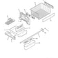 GE Refrigerator Refrigerator Refrigerator Freezer Drawer Divider Guide Kit - WR01A00331