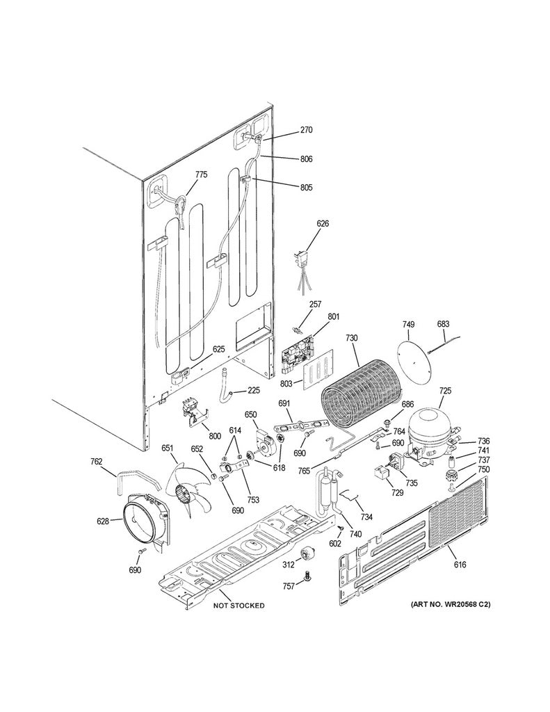 GE Refrigerator & Freezer Refrigerator Overload Protector - WR01F01682