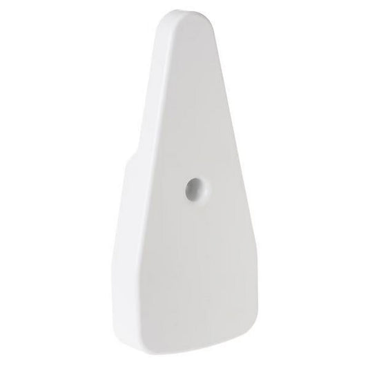 GE Refrigerator & Freezer Hinge Cover (White) - WR02X11623, Replaces: WR02X11480