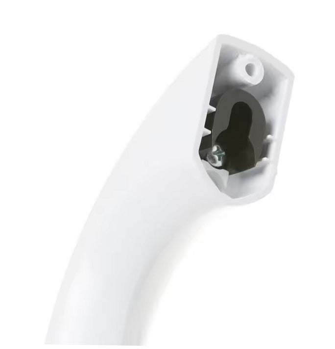 GE Refrigerator & Freezer Door Handle (White) - WR12X27303