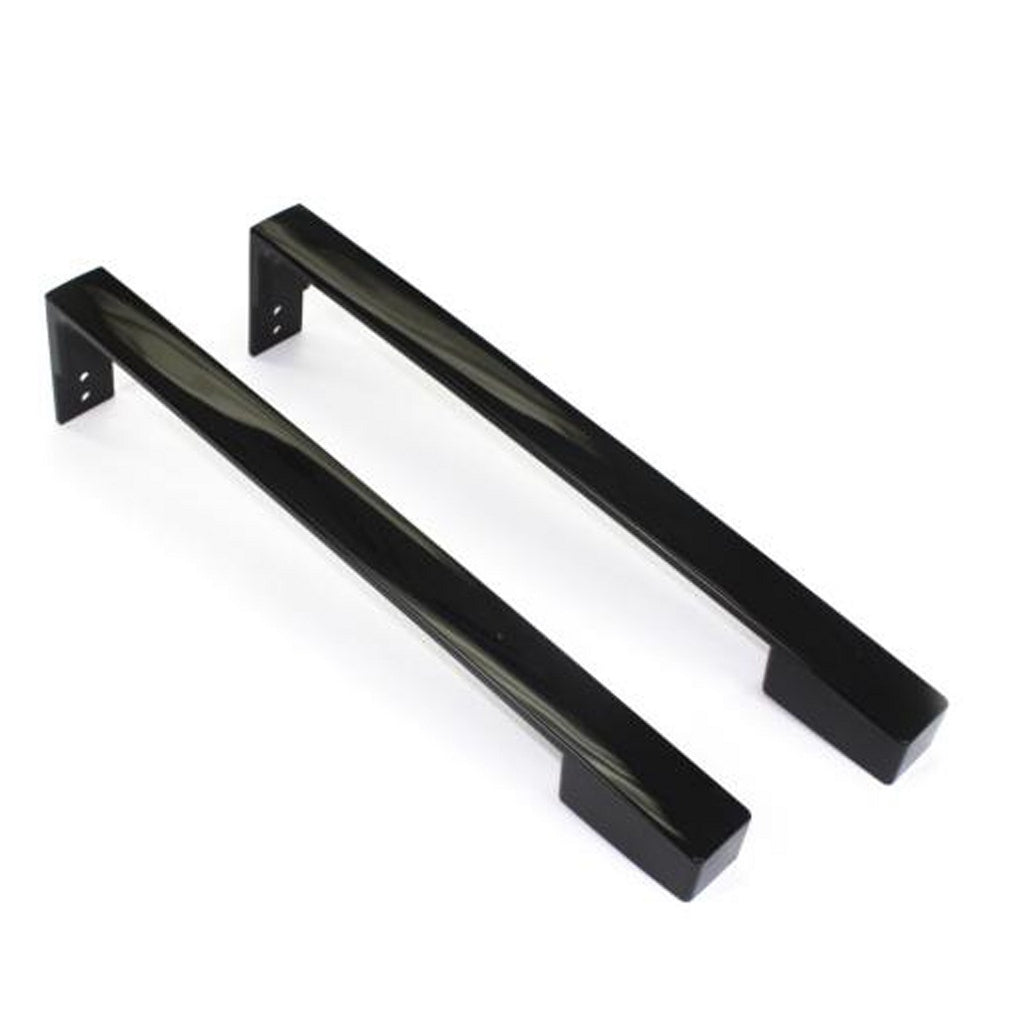 GE Refrigerator & Freezer Handle Set (Black) - WR12X32350, Replaces: WR12X21196