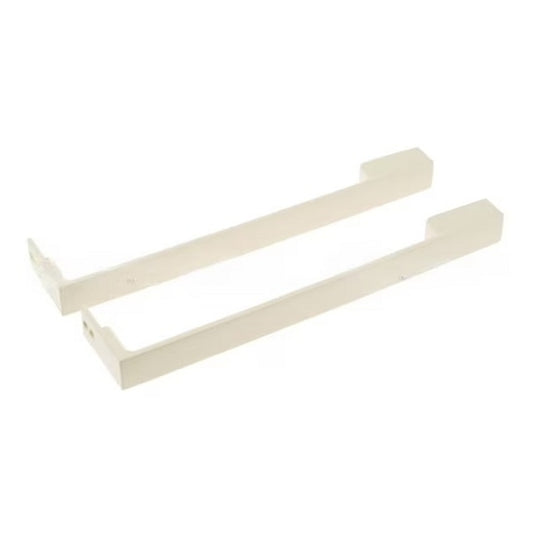 GE Refrigerator & Freezer Door Handle Set (Bisque) - WR12X32351, Replaces: WR12X21187