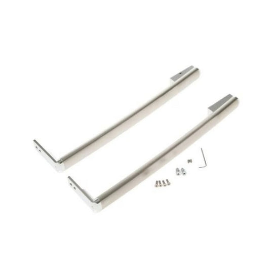 GE Refrigerator & Freezer Door Handle Set & Hardware Kit (Stainless) - WR12X36947, Replaces: WR12X22799