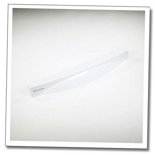GE Refrigerator & Freezer Meat Pan Handle (White) - WR17X11250, Replaces: WR17X10713