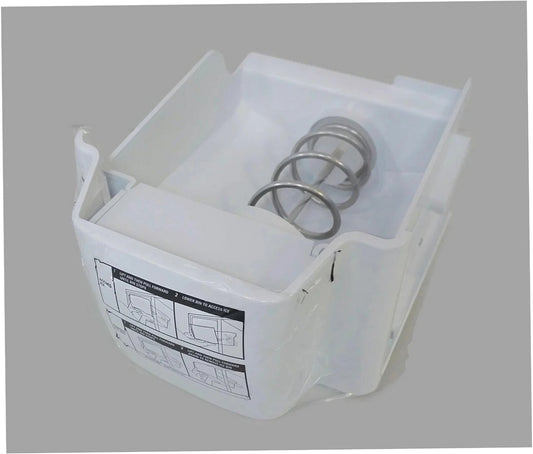 GE Refrigerator & Freezer Ice Bucket Assembly - WR17X12079, Replaces: WR17X11483
