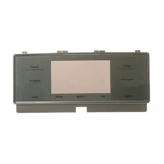 GE Refrigerator & Freezer Touch Display Cover W/LED Lights (No Control Board) - WR17X27465, Replaces: WR17X26313