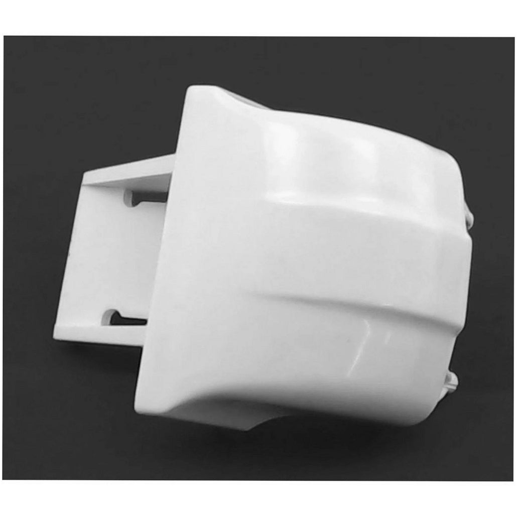 GE Refrigerator & Freezer Door Shelf Endcap (Freezer) - WR2X9162, Replaces: WR02X7671